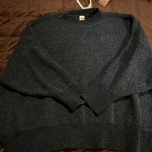 PINK Victoria's Secret Green Crewneck Sweater